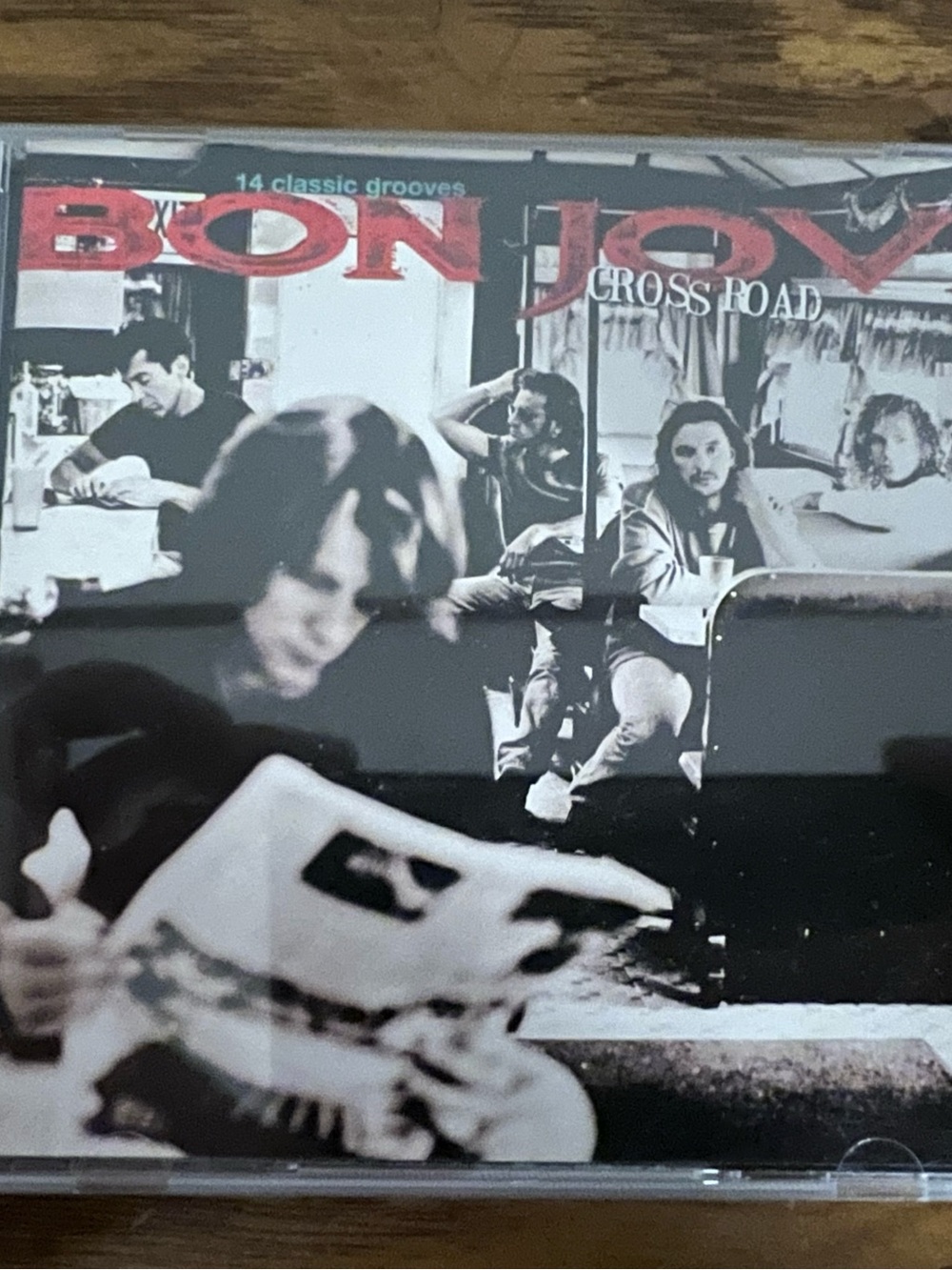 Bon Jovi Cross Road CD - Black & Red Cover